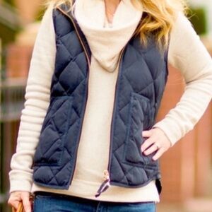 J. Crew quilted puffer vest